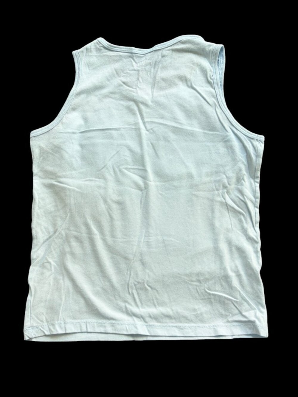 Cat & Jack Boy/Girl Shark Tank Top Size Medium 8 Light Blue Graphic Sleeveless - Picture 4 of 8